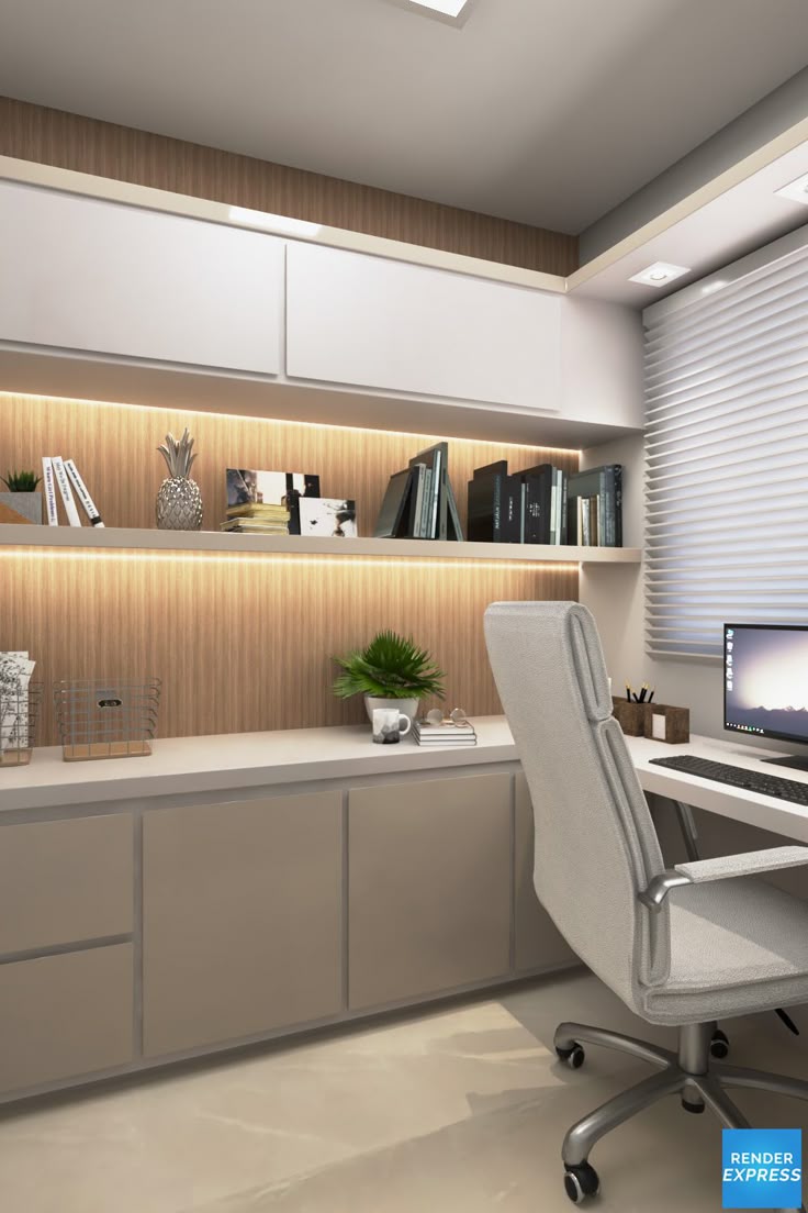 Home office sob medida joinville axa interiores 04 | Móveis Sob Medida em Joinville - AxA Interiores